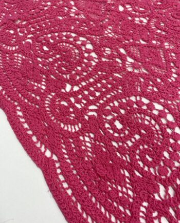 Lisa Crochet Guipure Rose Coton Nuances Fabrics (3)